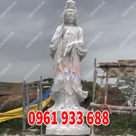 tượng Phật Bà Quan Âm 01 tại cncstone