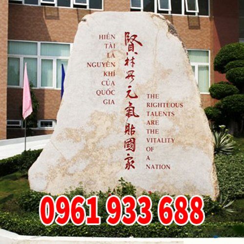 Bảng hiệu đ&aacute; c&ocirc;ng ty