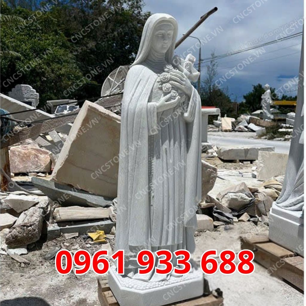 Tượng Thánh Teresa bằng đá cao cấp