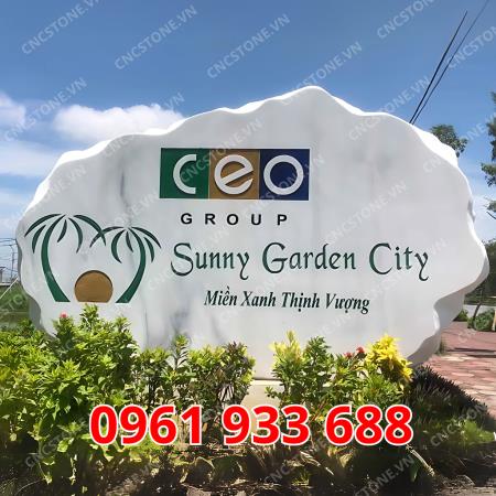 Bảng hiệu đá công ty tự nhiên