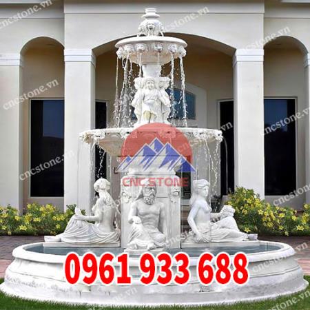 đài phun nước bằng đá tự nhiên