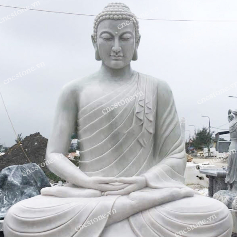 Tượng Phật A Di Đà ngồi niết bàn