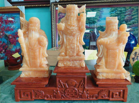 Tượng Phật Phúc Lộc Thọ 10 mẫu tượng may mắn thịnh vượng